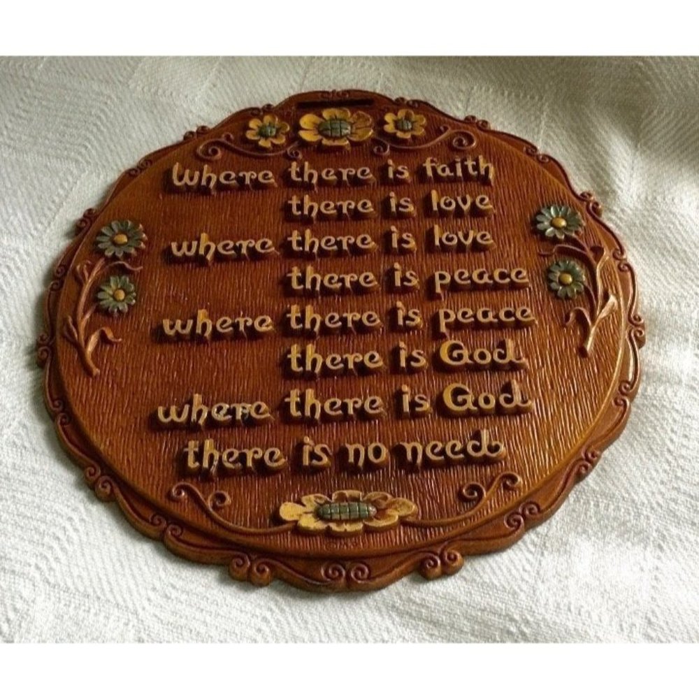 MPI Wall Plaque "Where there is faith" - Picture 4 of 8